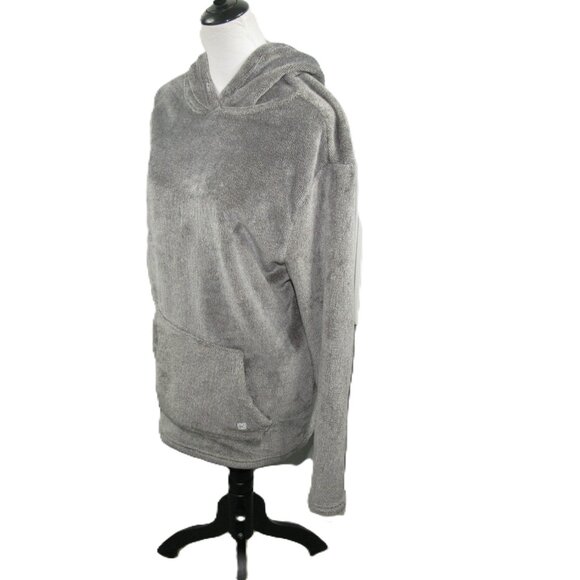 Departwest Gray Soft Fuzzy Hoodie Size Large - Picture 2 of 6